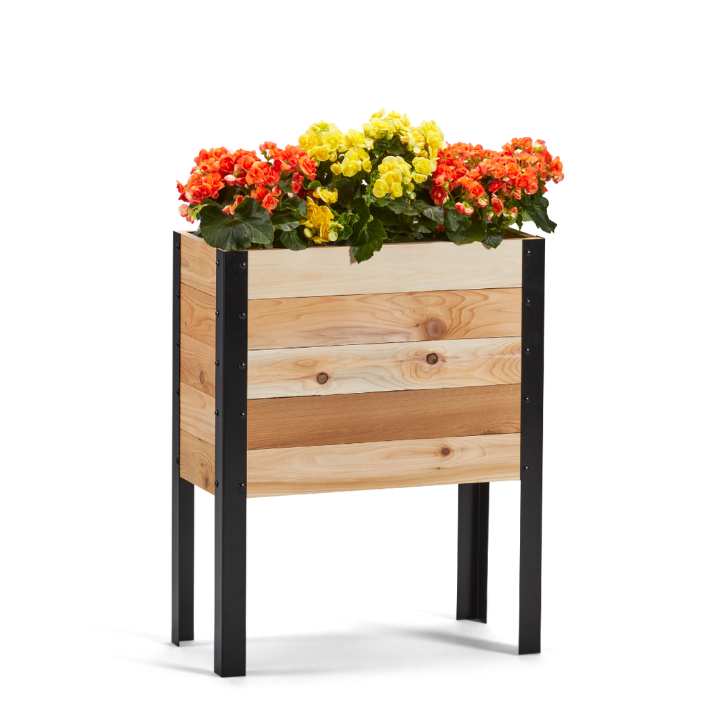 11.5″ x 24″ Raised Garden Bed - 30" TALL / Garden Grade