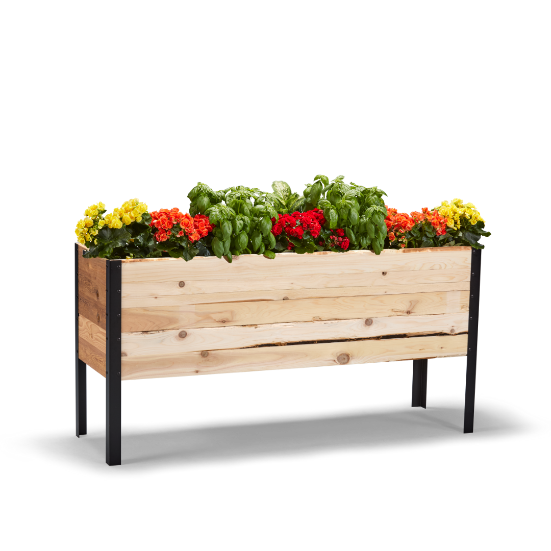 18" x 60" Raised Garden Bed - 30" TALL / Garden Grade
