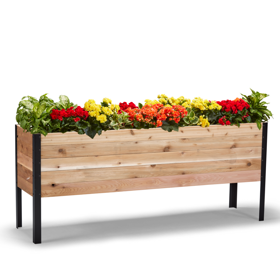 18" x 72" Raised Garden Bed - 30" TALL / Garden Grade