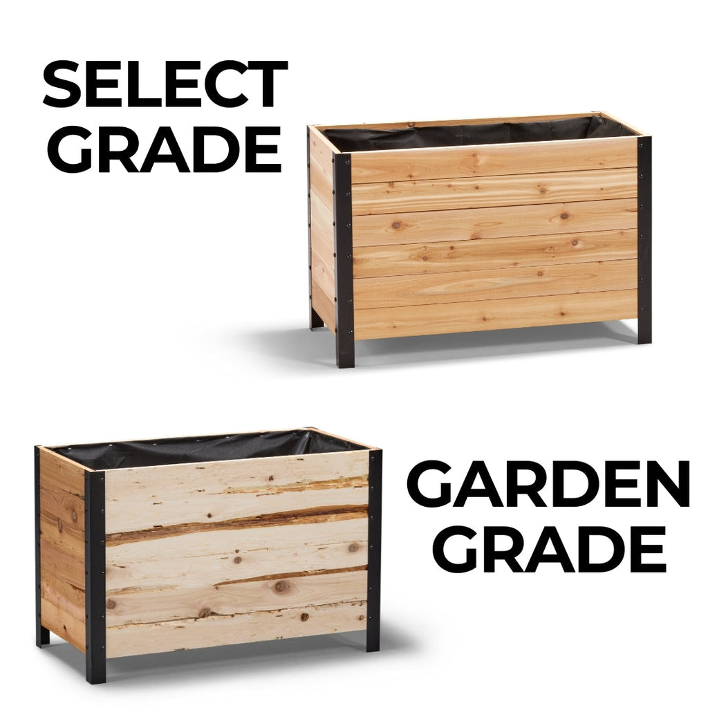 18" x 36" Planter Box - 24" TALL / Garden Grade