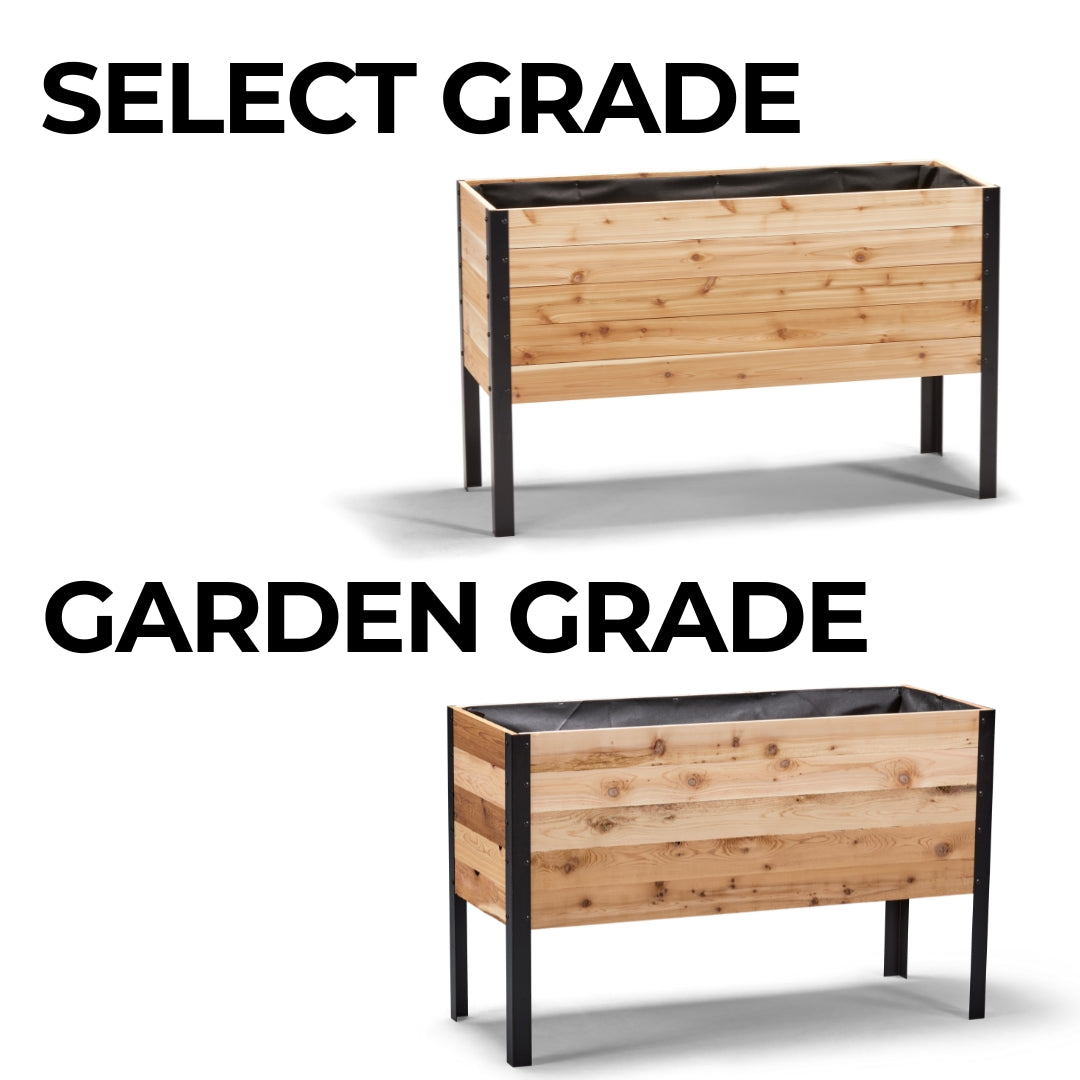 18" x 48" Raised Garden Bed - 30" TALL - Select Grade