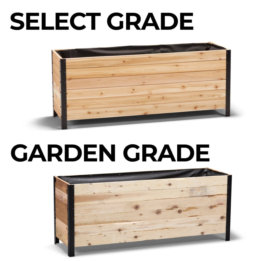 18" x 60" Planter Box - 24" TALL / Select Grade
