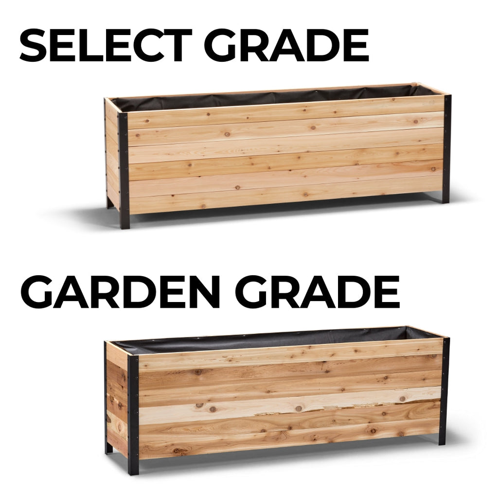 18" x 72" Planter Box - 24" TALL / Select Grade